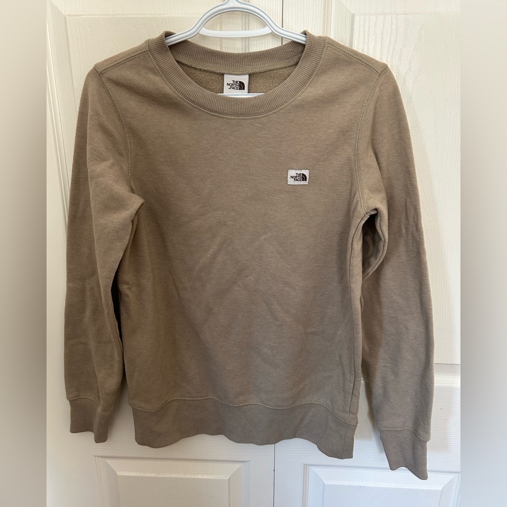 The North Face Beige Crewneck Sweatshirt